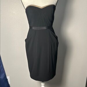 BCBGMAXAZRIA Daphine Strapless Bustier Cocktail Dress